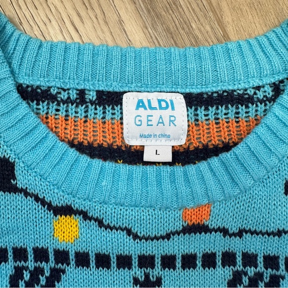 Aldi Gear Holiday Ugly Christmas Sweater - Picture 3 of 5